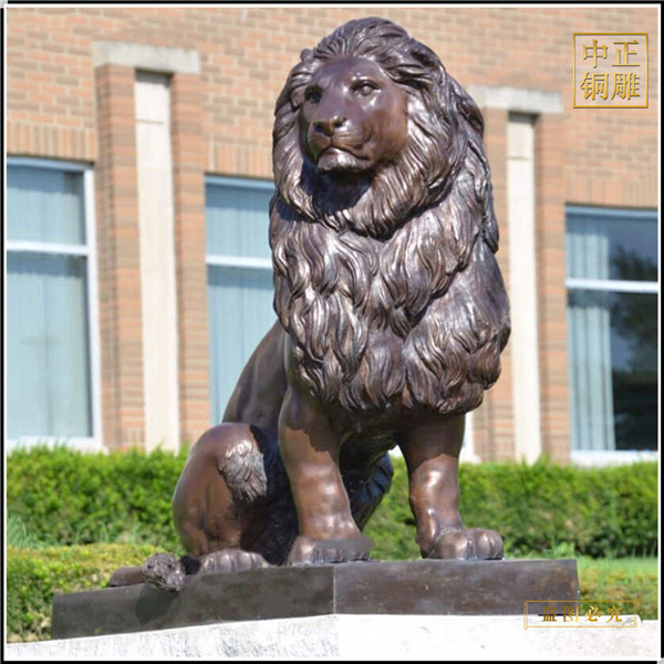 銅獅子雕塑具有的含義(圖3) 1-2404250Z322c9.jpg